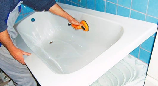 Реставрация ванны акриловым вкладышем